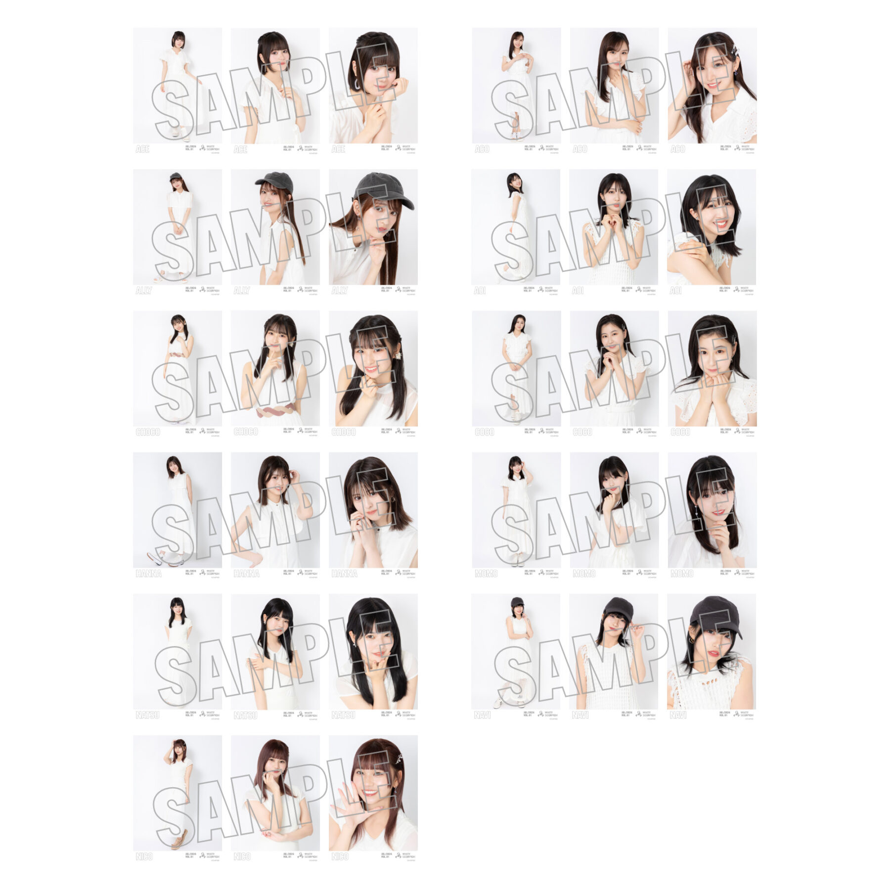 新商品「ランダム生写真(5枚1セット)【白ワンピ】」が販売開始 | WHITE SCORPION（ホワイトスコーピオン）オフィシャルサイト